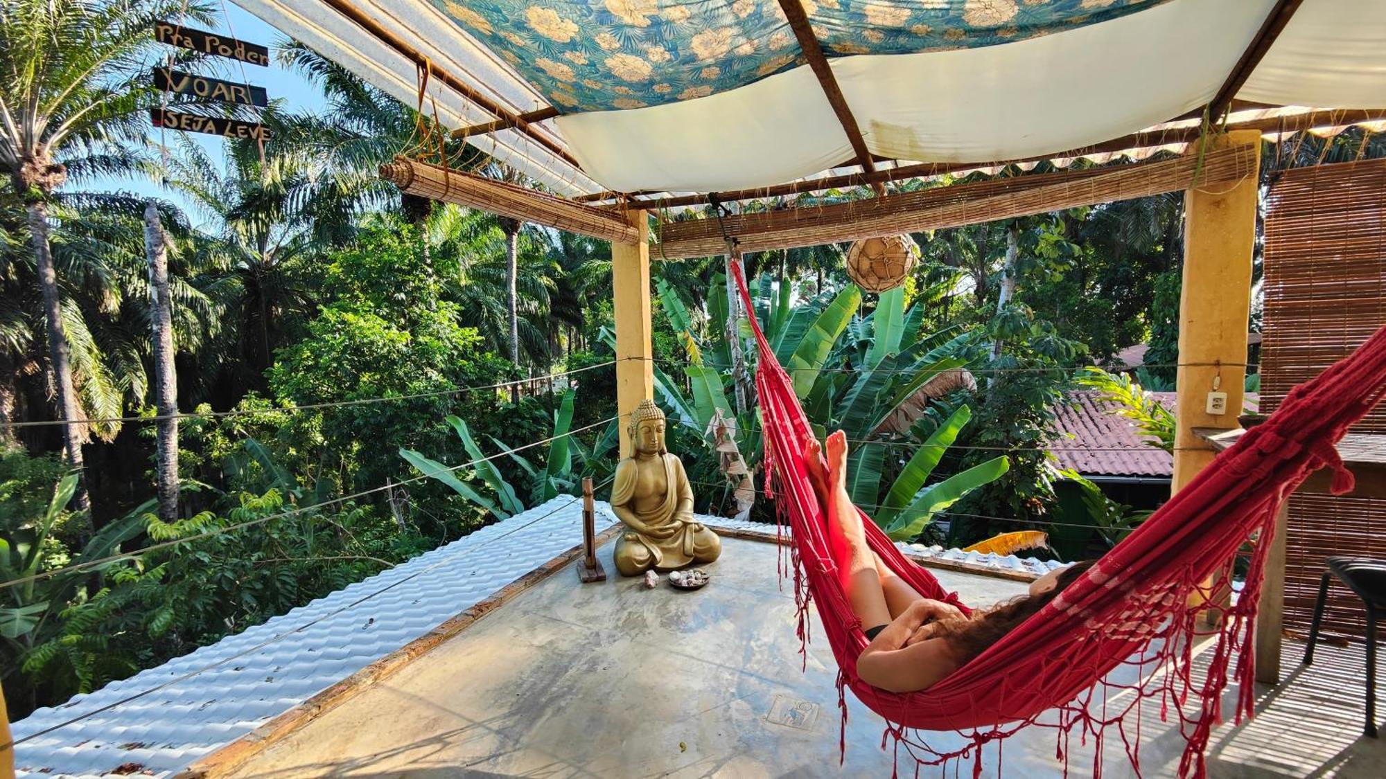 Eco Hostel Bosque Di Barro Velha Boipeba Экстерьер фото